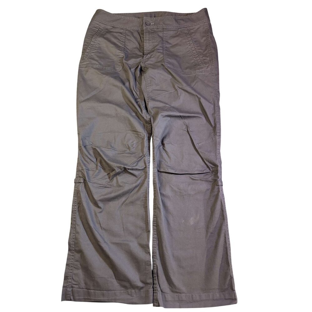 The North Face Womens Regular Fit Pants - Size 12 Gray Durable Outdoor Wear